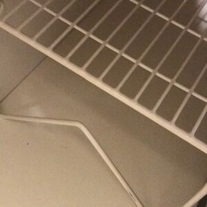 White Metal Wire Shelf Final Sale